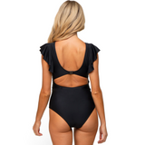 Traje de Baño Maternal Vuelos Negros