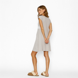 Camisa de Dormir Lactancia Encaje BB Gris