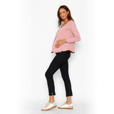 Calza Maternal Tajalí Negro Brillante