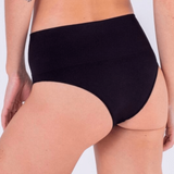 Calzón cintura alta reforzada negro