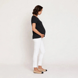 Pantalón Maternal Bengalina Blanco