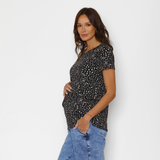 Polera Lactancia Paz Deer Negro