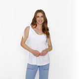 Polera Lactancia Pia Blanco