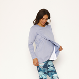 Polerón Lactancia Capas Celeste