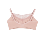 Sostén Lactancia Algodón Semi Encaje Palo Rosa