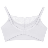 Sostén lactancia semi encaje Blanco