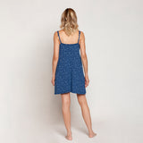 Camisa de Dormir Lactancia Broche Azul Estrellas