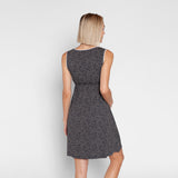 Camisa de Dormir Lactancia Peto Ramitas Azul Damasco