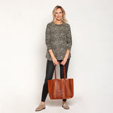 Polerón Lactancia Lucía Leopardo Chico Beige