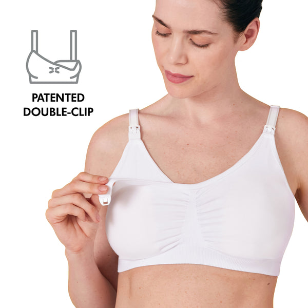 Sostén de lactancia y extracción 3 en 1 Blanco