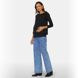 Jeans Maternal Bruna Azul