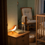 Luz Nocturna Recargable para Bebé Pajarito
