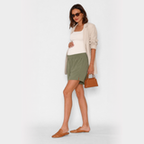 Short maternal Ana Verde Militar