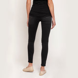 Jeans maternal Loreto Pitillo Negro