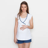 Pijama Maternal Short Puntos Azules