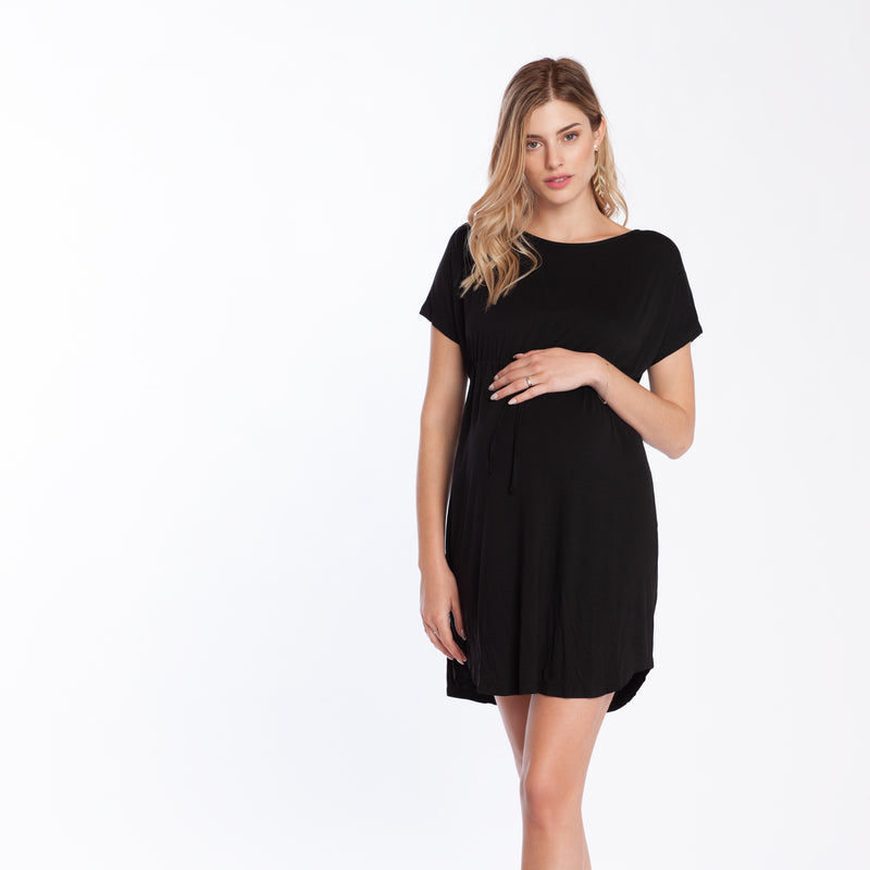 Vestido Maternal Inés Negro